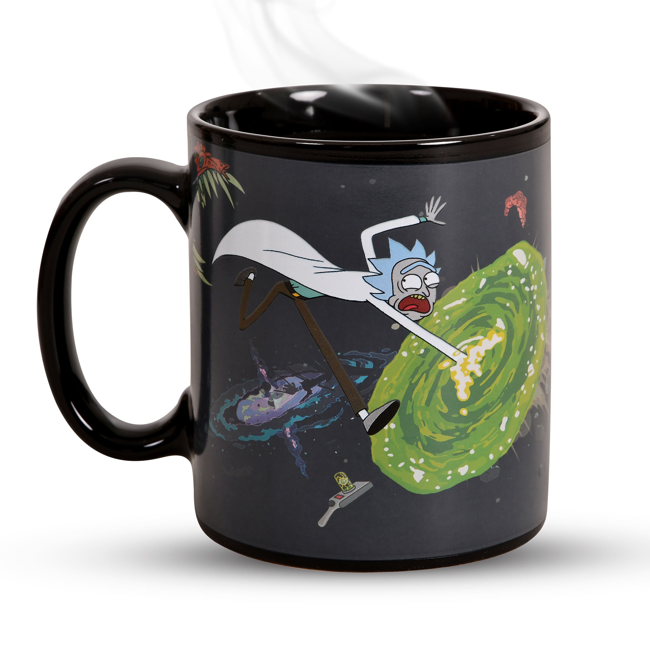 Imagen del producto Rick and Morty - Taza de efecto térmico de portales