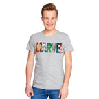 Imagen del producto Marvel - Logo Comic Heroes Camiseta gris
