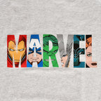 Imagen del producto Marvel - Logo Comic Heroes Camiseta gris
