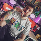 Imagen del producto Marvel - Logo Comic Heroes Camiseta gris