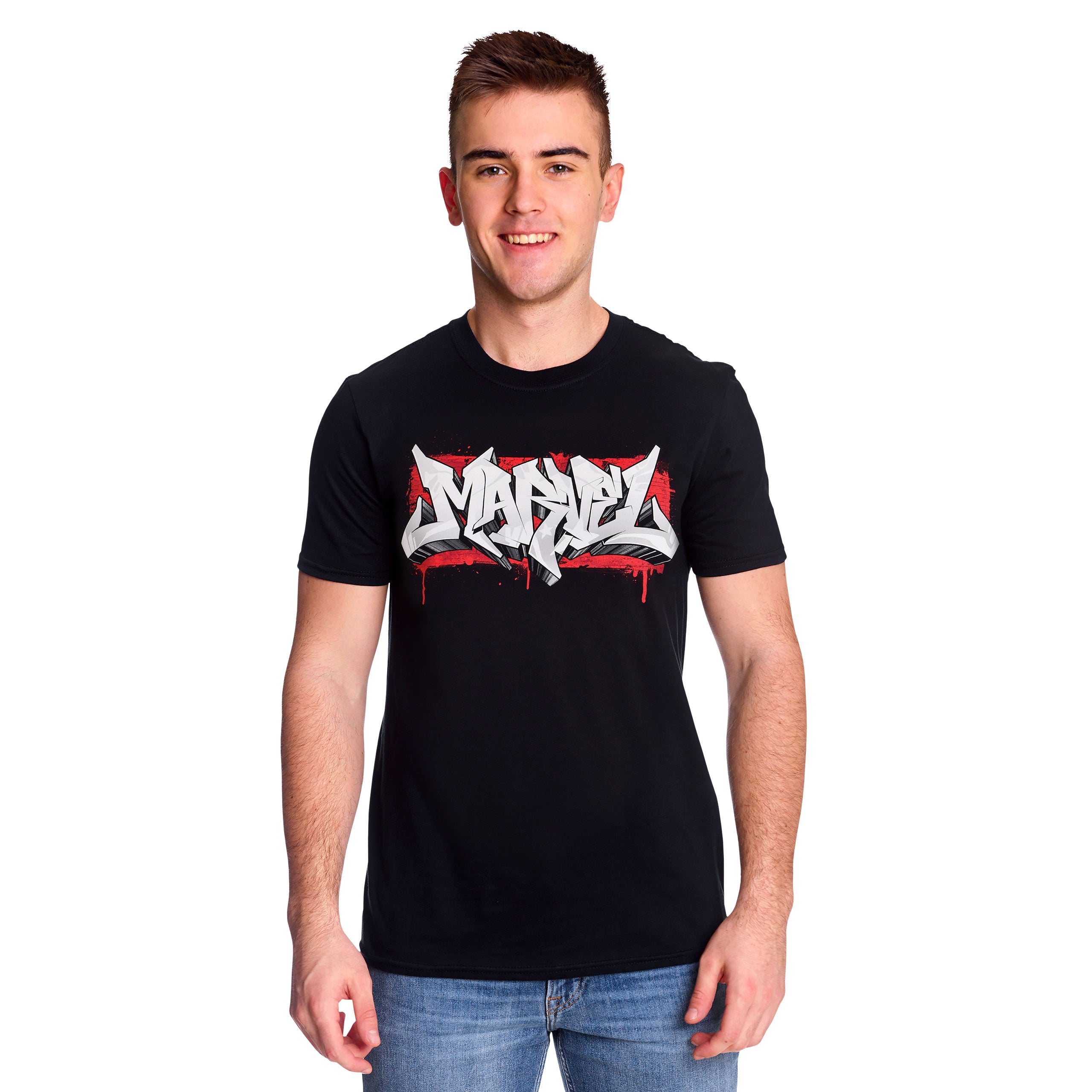 Imagen del producto Marvel - Camiseta Graffiti Logo negro
