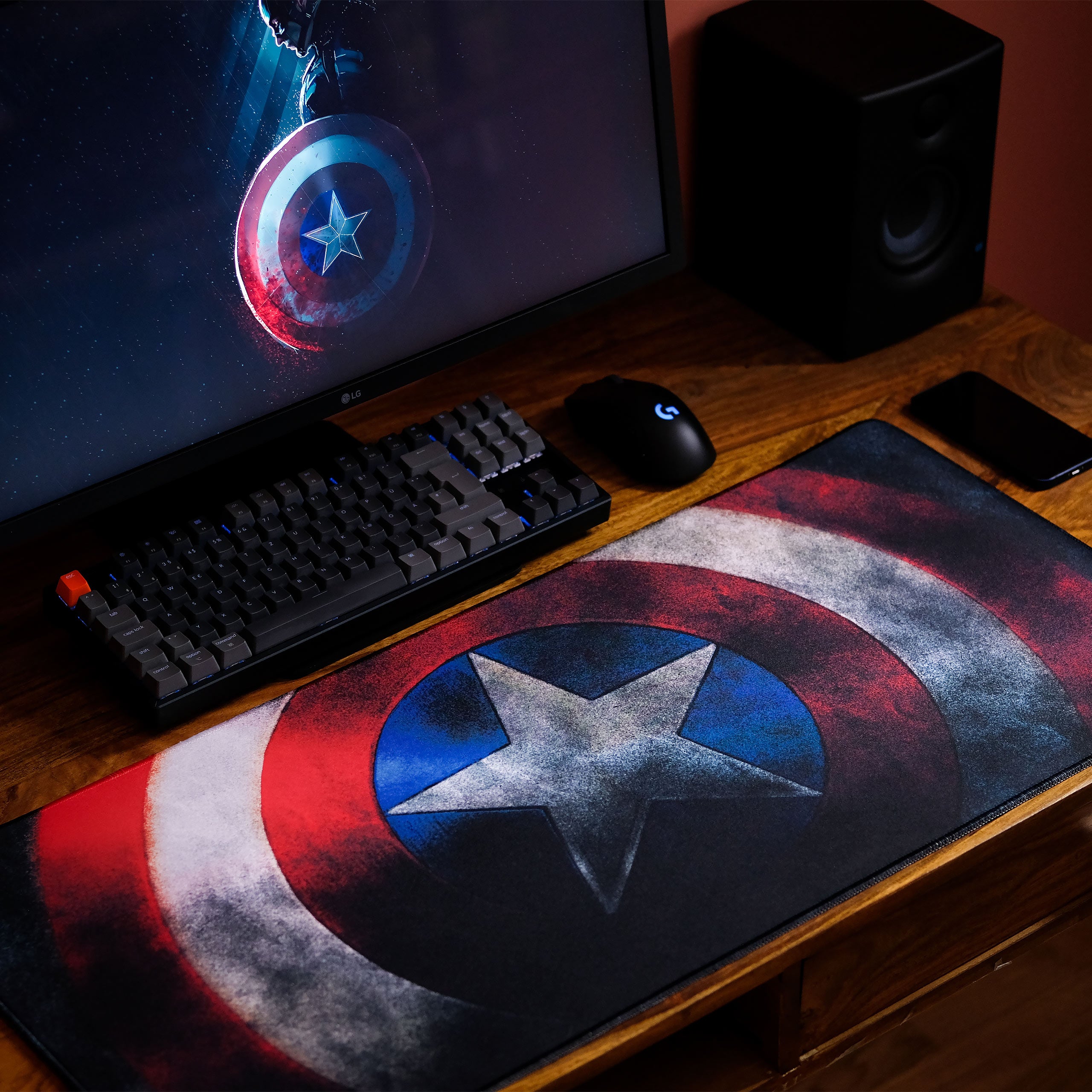 Imagen del producto Captain America - Alfombrilla de ratón Shield