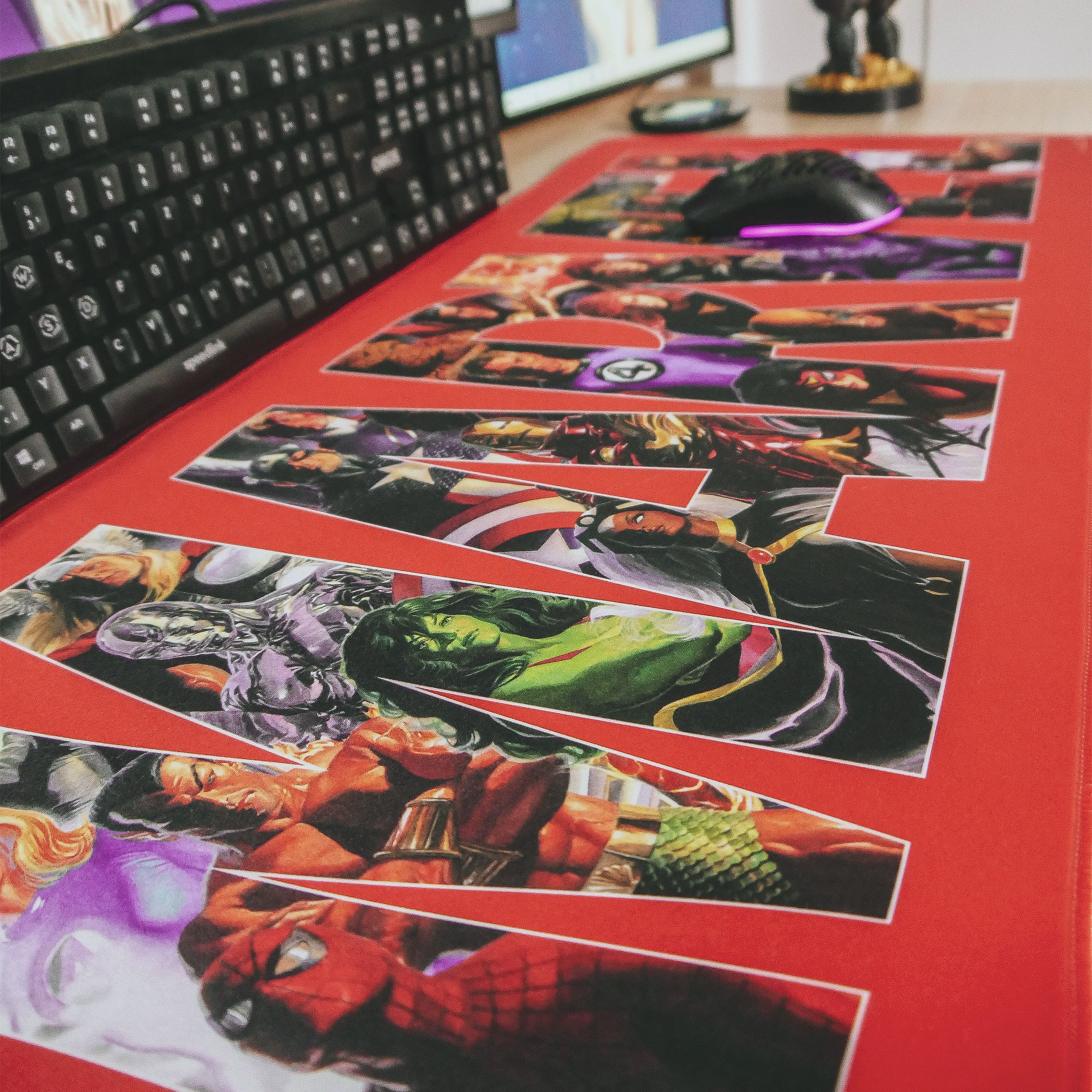Imagen del producto Marvel - Alfombrilla de ratón XL con logo