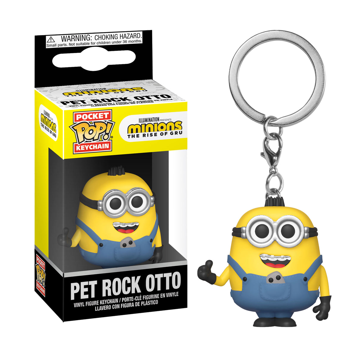 Imagen del producto Minions 2 - Pet Rock Otto Funko Pop Llavero