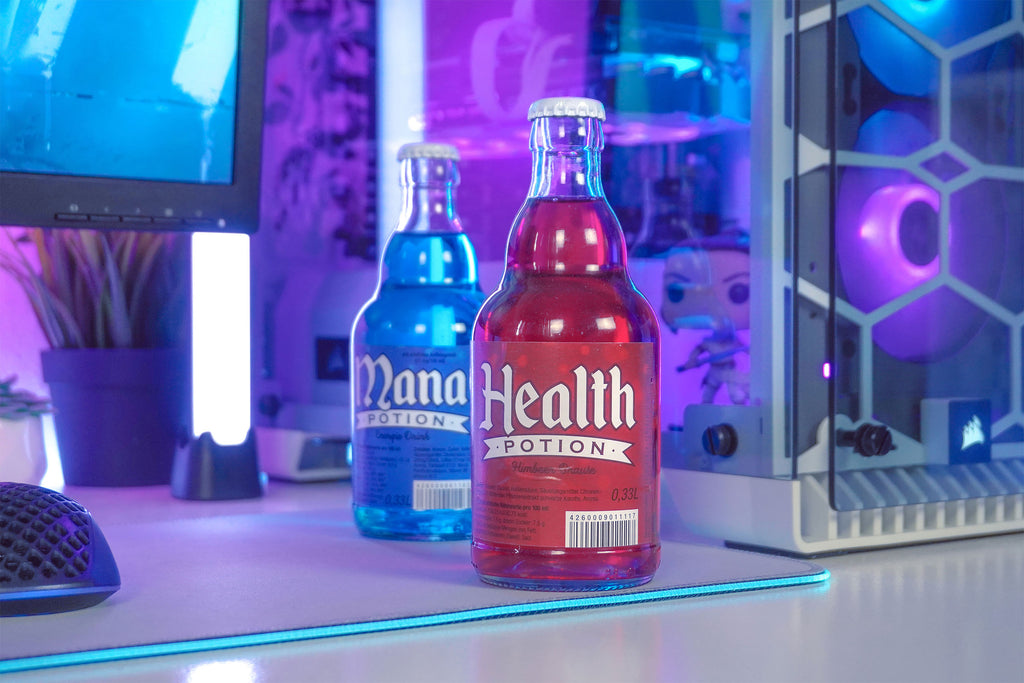 Imagen del producto Botella de Poción de Salud con Refresco de Frambuesa - Pack de 6