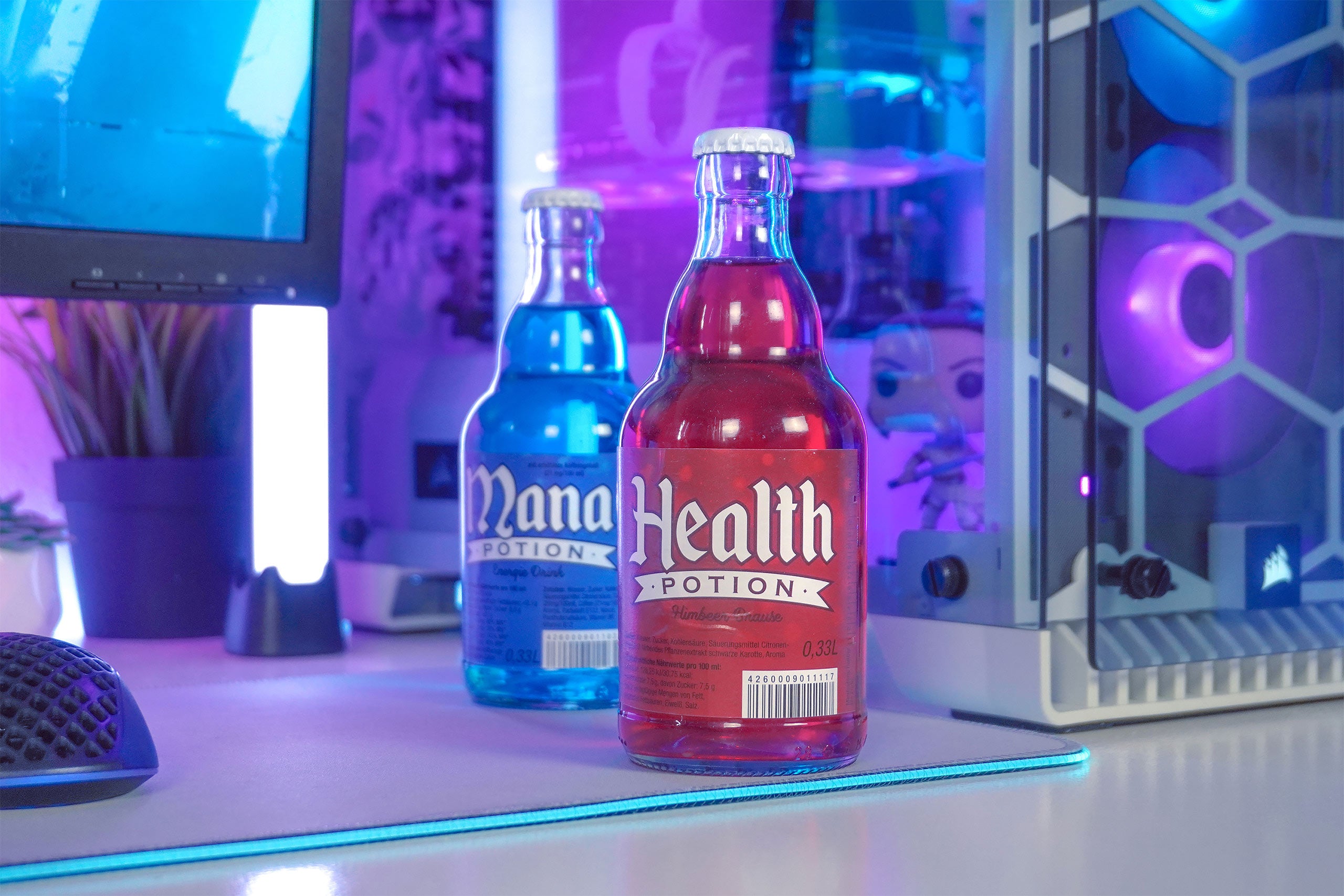 Imagen del producto Botella de Poción de Salud con Refresco de Frambuesa - Pack de 6