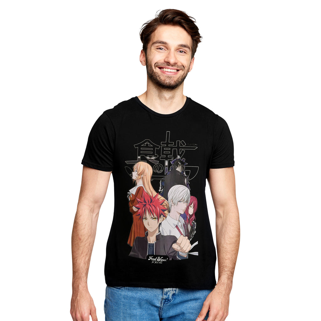 Imagen del producto Food Wars - Camiseta de la tripulación negra