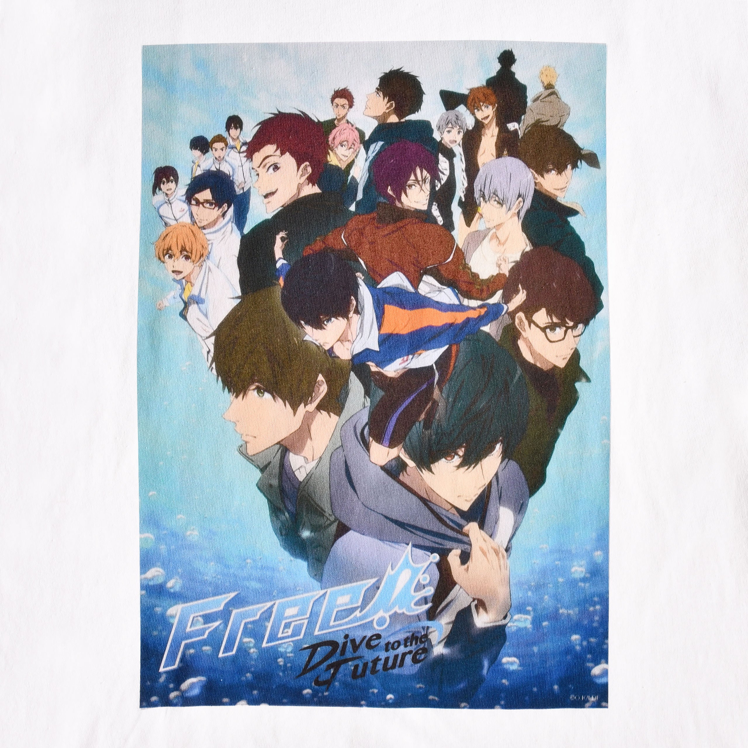 Imagen del producto Free! - Camiseta de la tripulación blanca