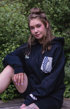Product image Attack on Titan - Survey Corps Hoodie Black