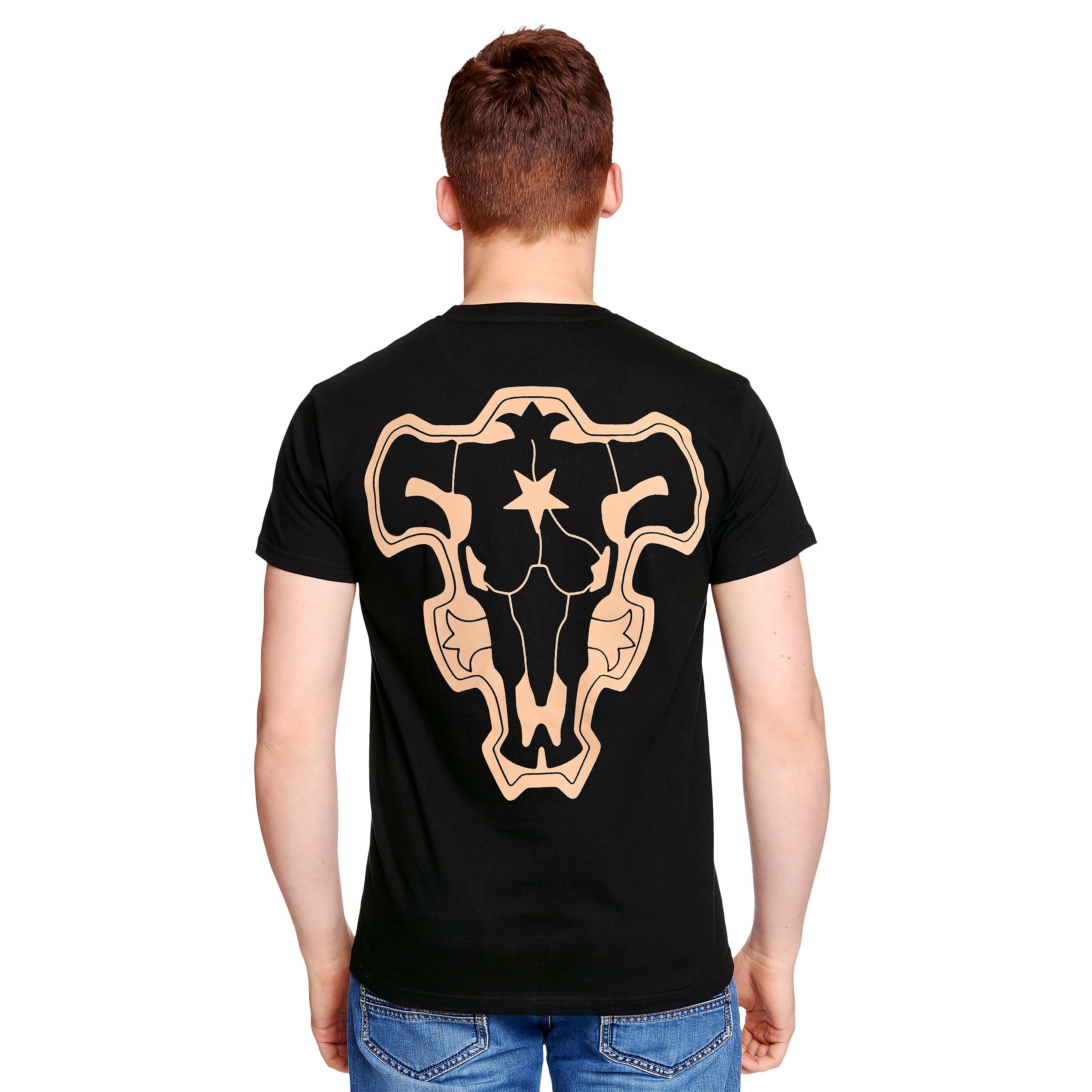 Imagen del producto Black Clover - Camiseta negra con símbolo de Toro Negro