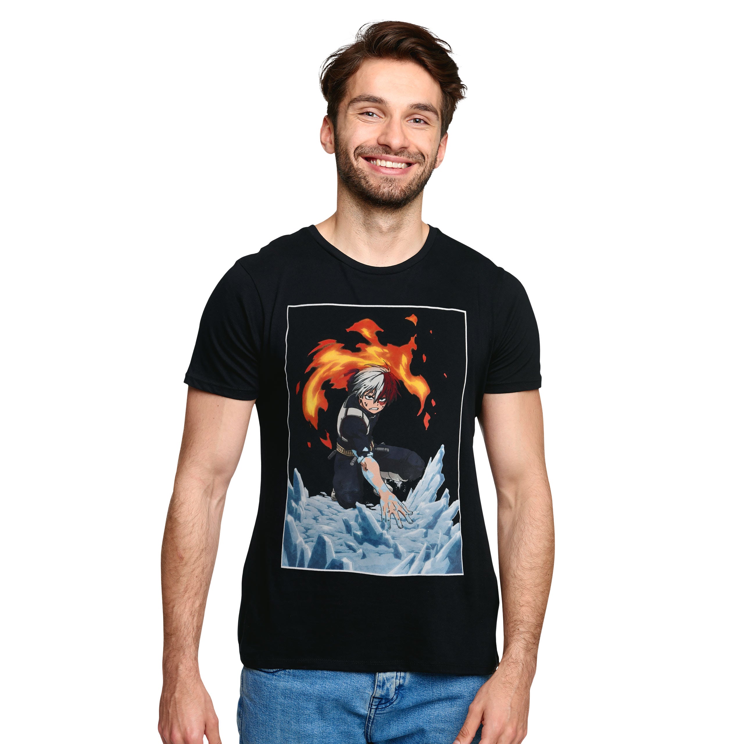 Imagen del producto My Hero Academia - Camiseta Todoroki negra