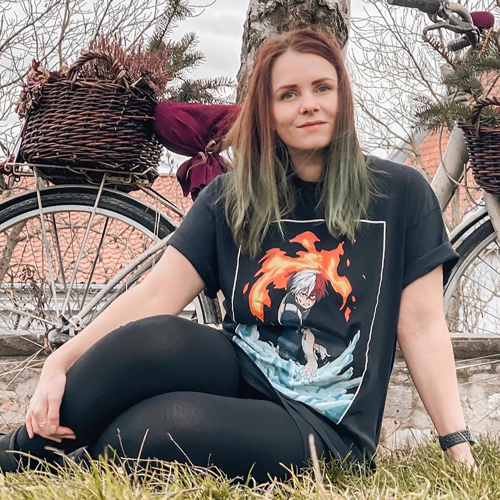 Imagen del producto My Hero Academia - Camiseta Todoroki negra