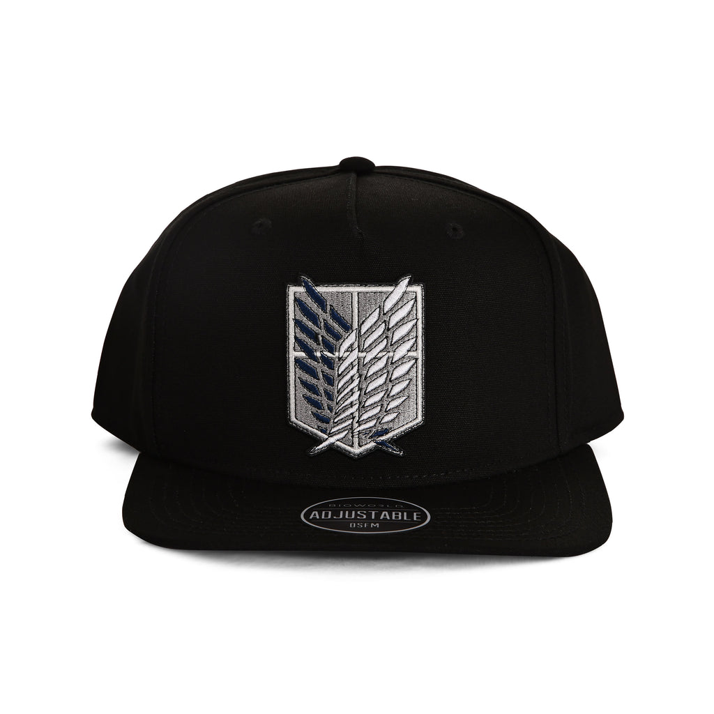 Imagen del producto Attack on Titan - Gorra Snapback del Cuerpo de Exploración negra
