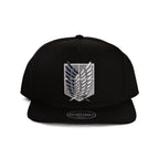 Imagen del producto Attack on Titan - Gorra Snapback del Cuerpo de Exploración negra