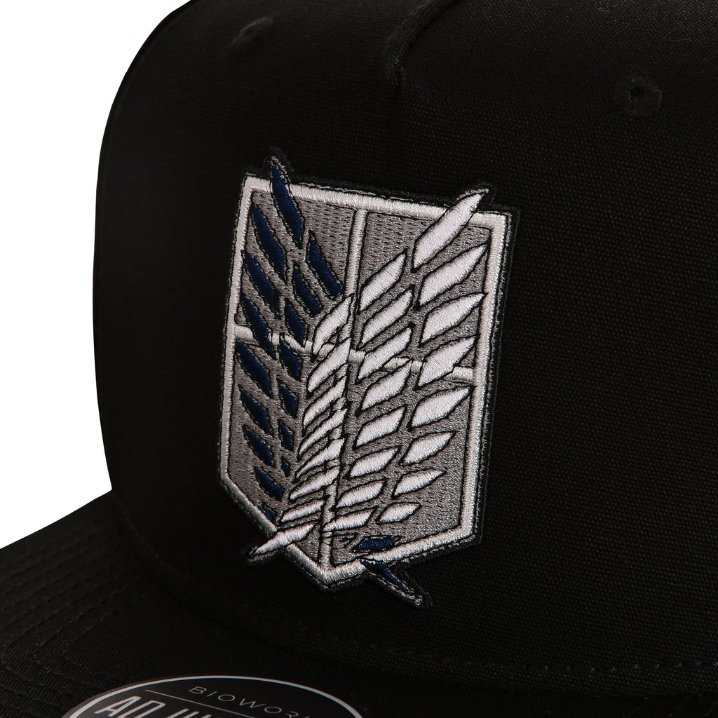 Imagen del producto Attack on Titan - Gorra Snapback del Cuerpo de Exploración negra