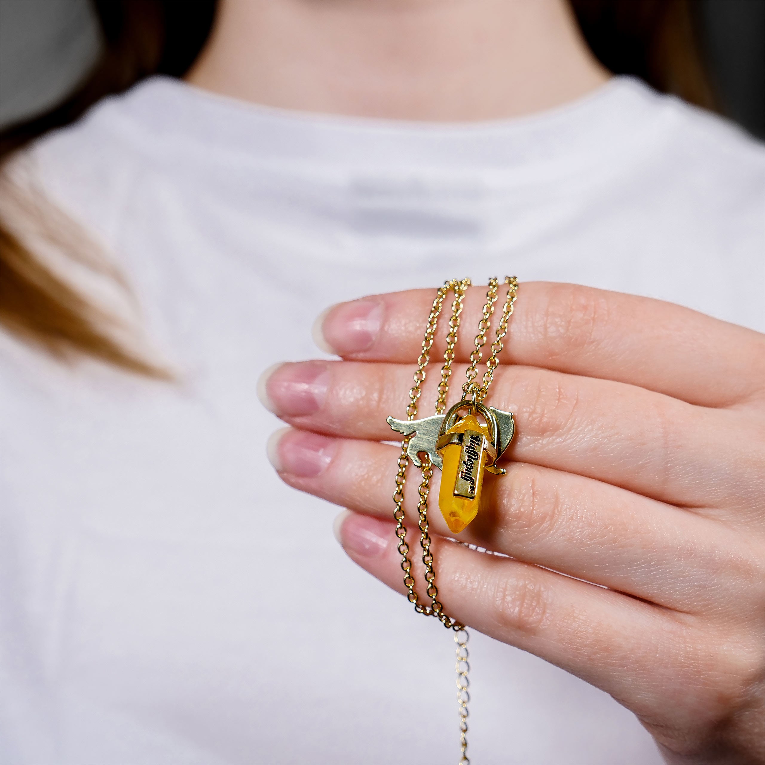 Imagen del producto Harry Potter - Collar Escudo Hufflepuff