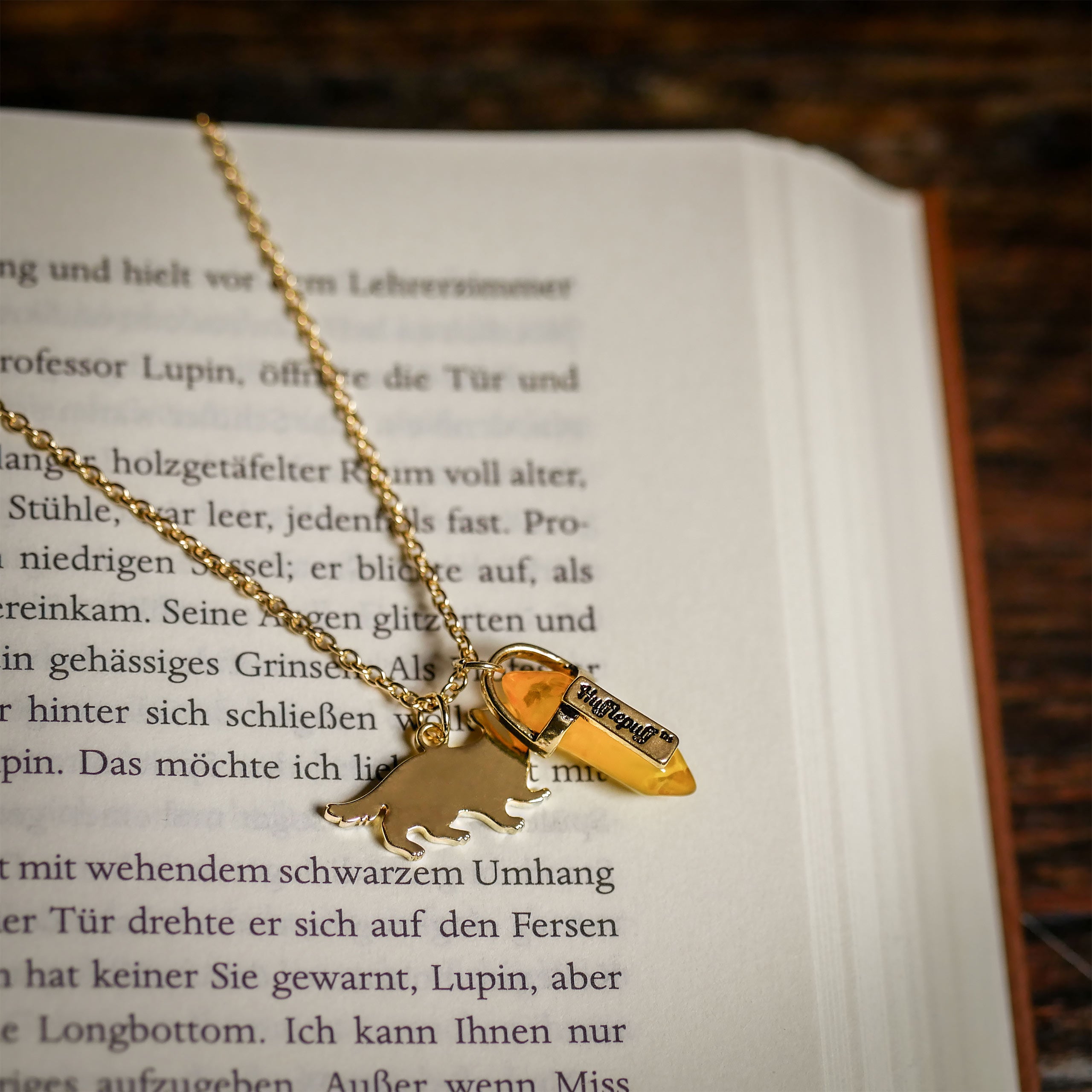 Imagen del producto Harry Potter - Collar Escudo Hufflepuff