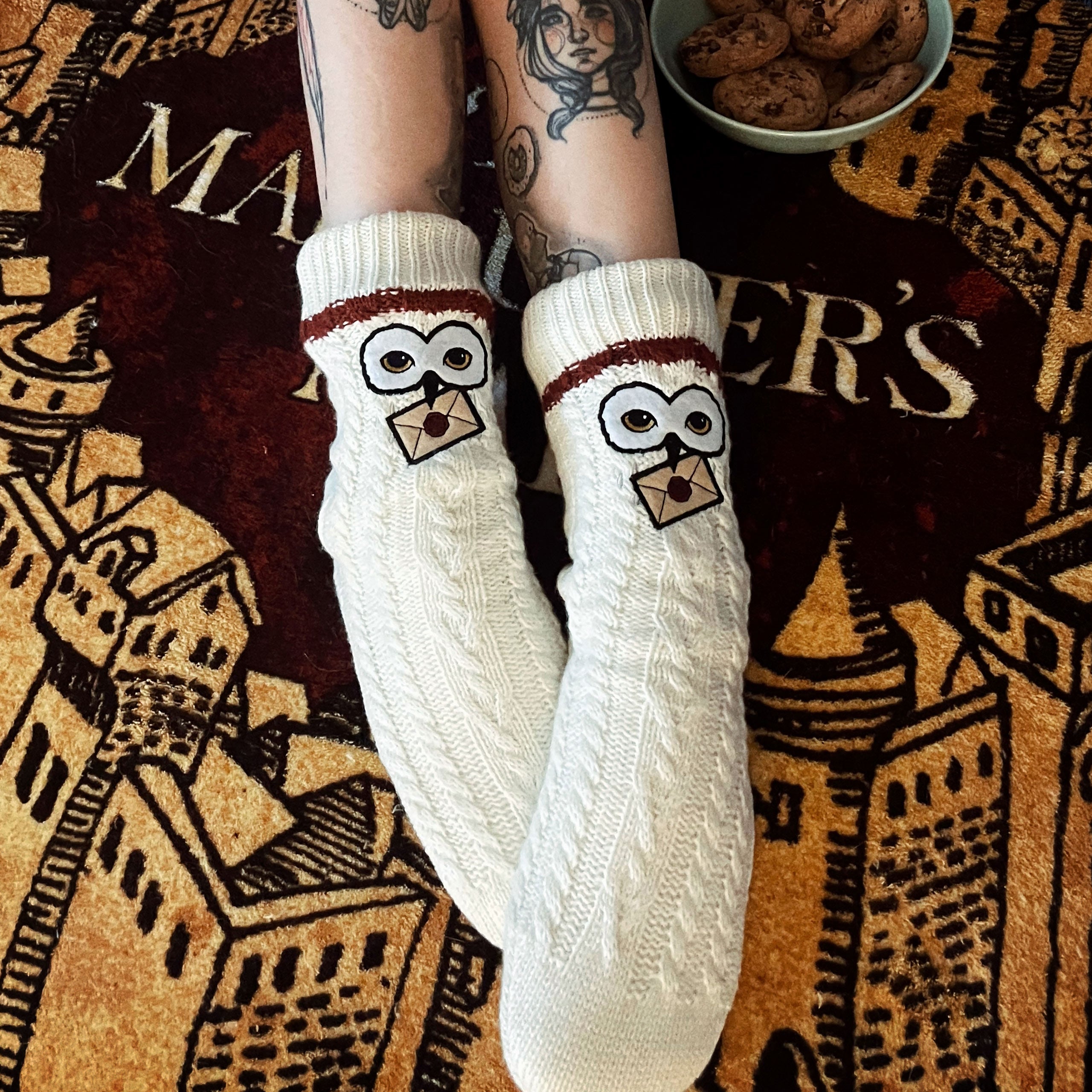 Imagen del producto Harry Potter - Calcetines Hedwig con peluche