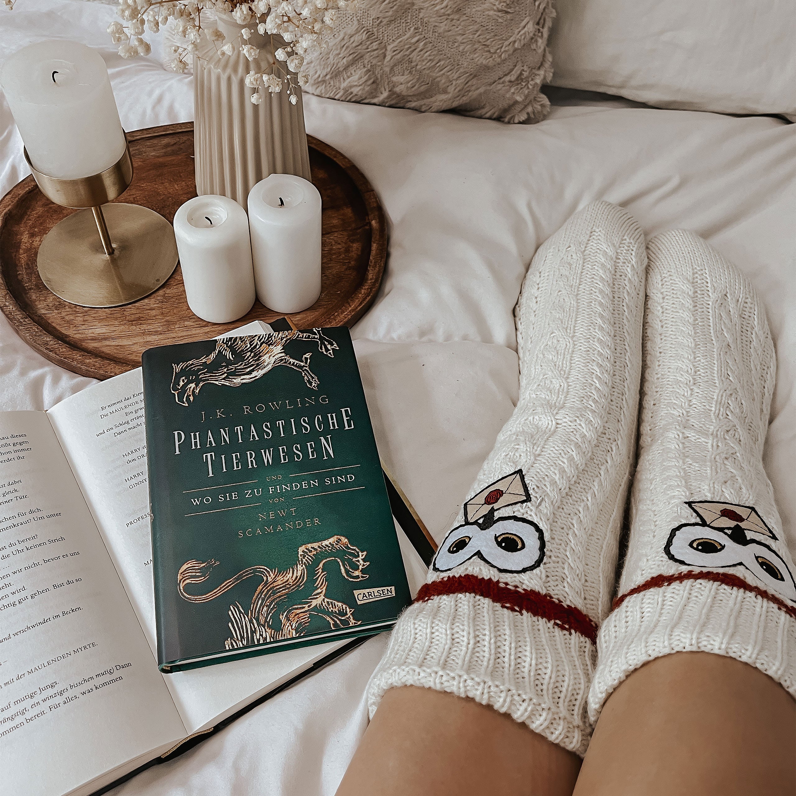 Imagen del producto Harry Potter - Calcetines Hedwig con peluche