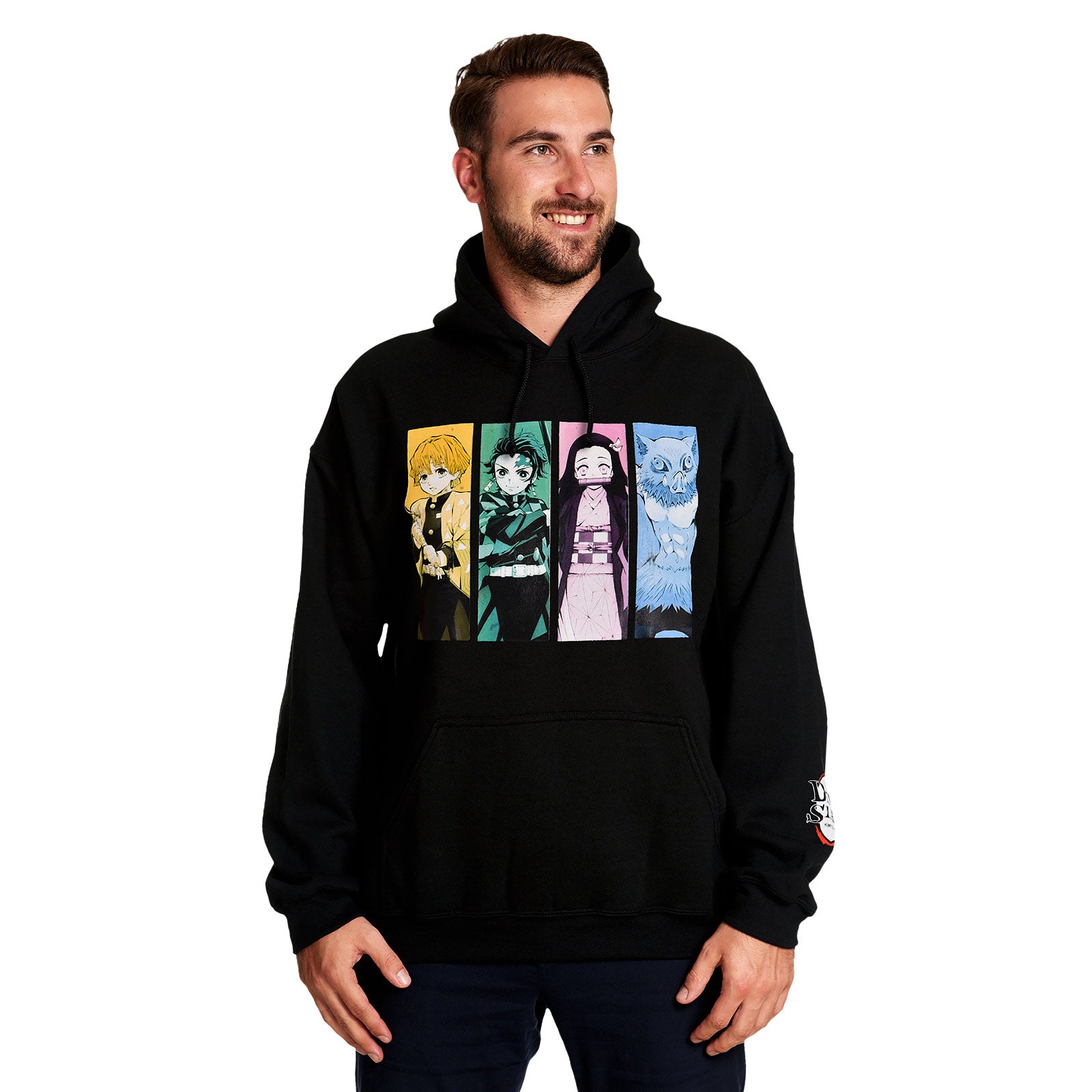 Imagen del producto Demon Slayer - Sudadera con capucha negra