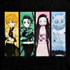 Imagen del producto Demon Slayer - Sudadera con capucha negra
