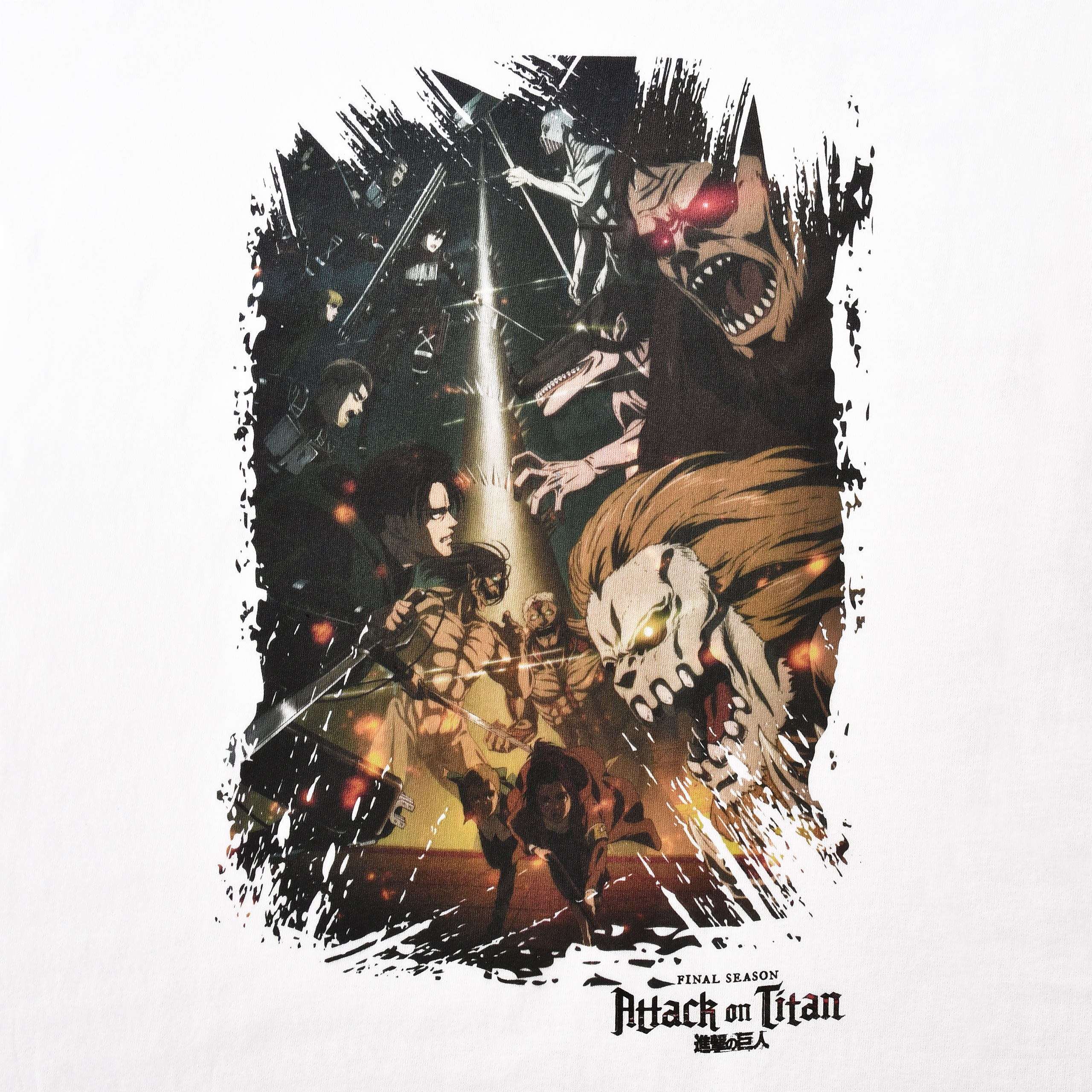 Imagen del producto Attack on Titan - Temporada 4 Camiseta blanca