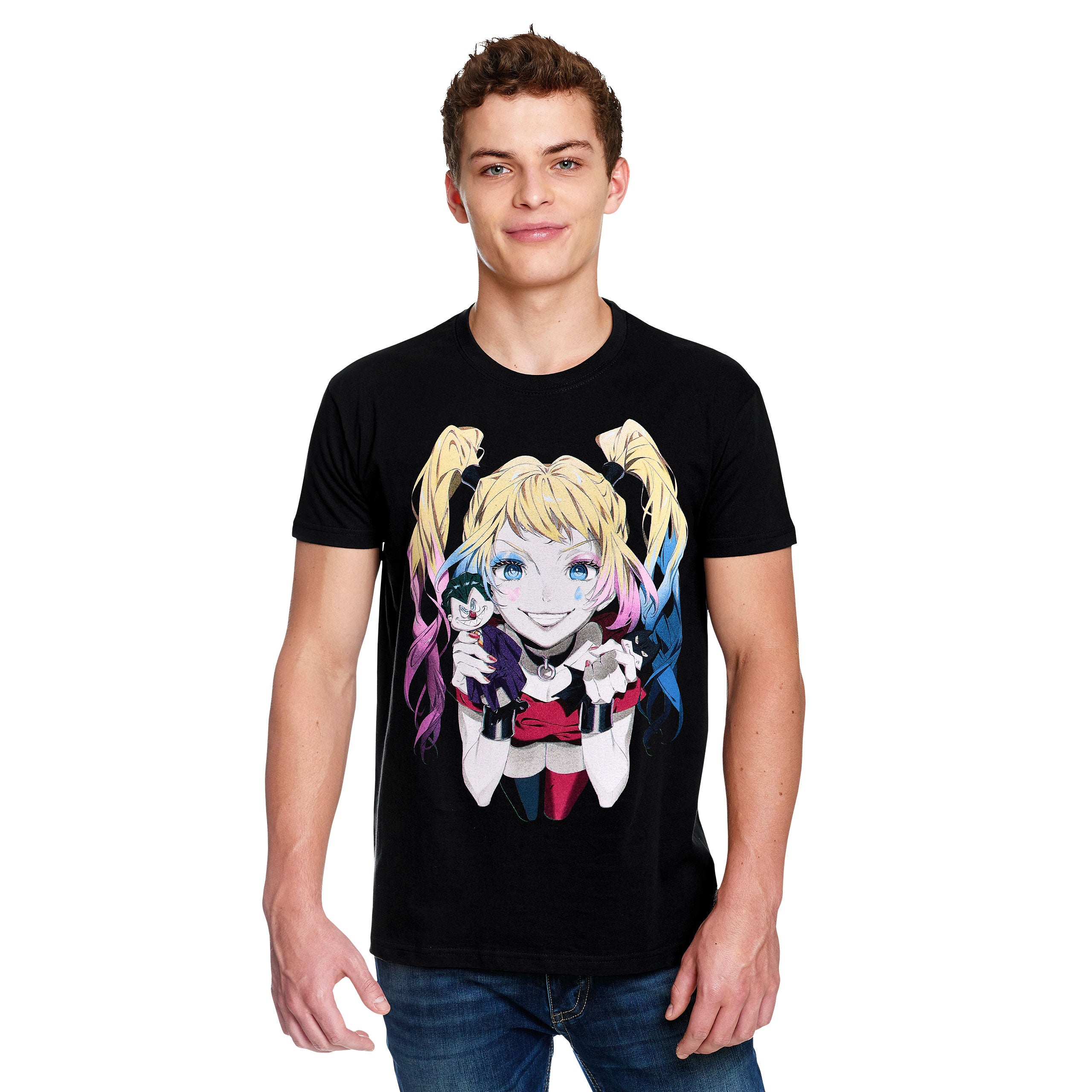 Imagen del producto Harley Quinn - Camiseta Puppets negra