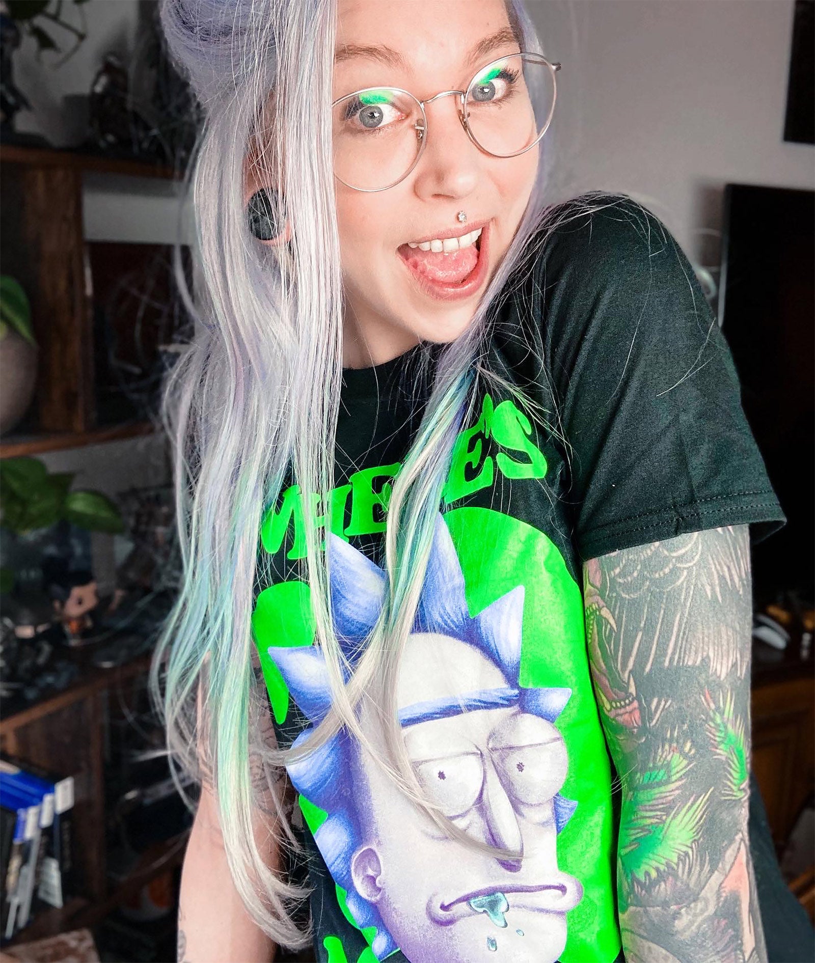 Imagen del producto Rick y Morty - ¿Dónde está mi cuerpo? Camiseta negra