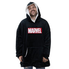 Imagen del producto Marvel - Logo Oversize Suéter de peluche negro