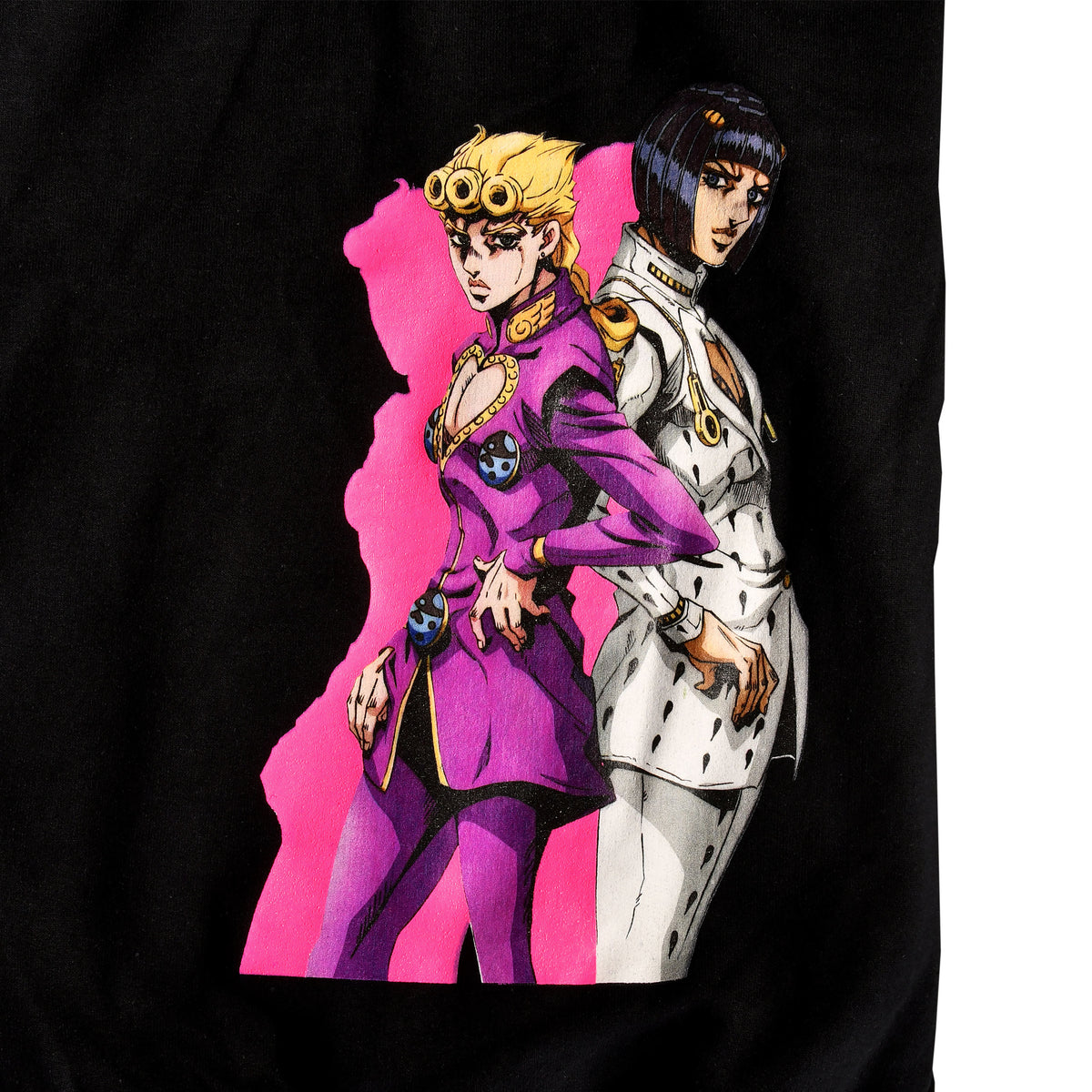 Imagen del producto JoJo's Bizarre Adventure - Sudadera con capucha negra de Giorno y Bruno