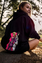 Imagen del producto JoJo's Bizarre Adventure - Sudadera con capucha negra de Giorno y Bruno