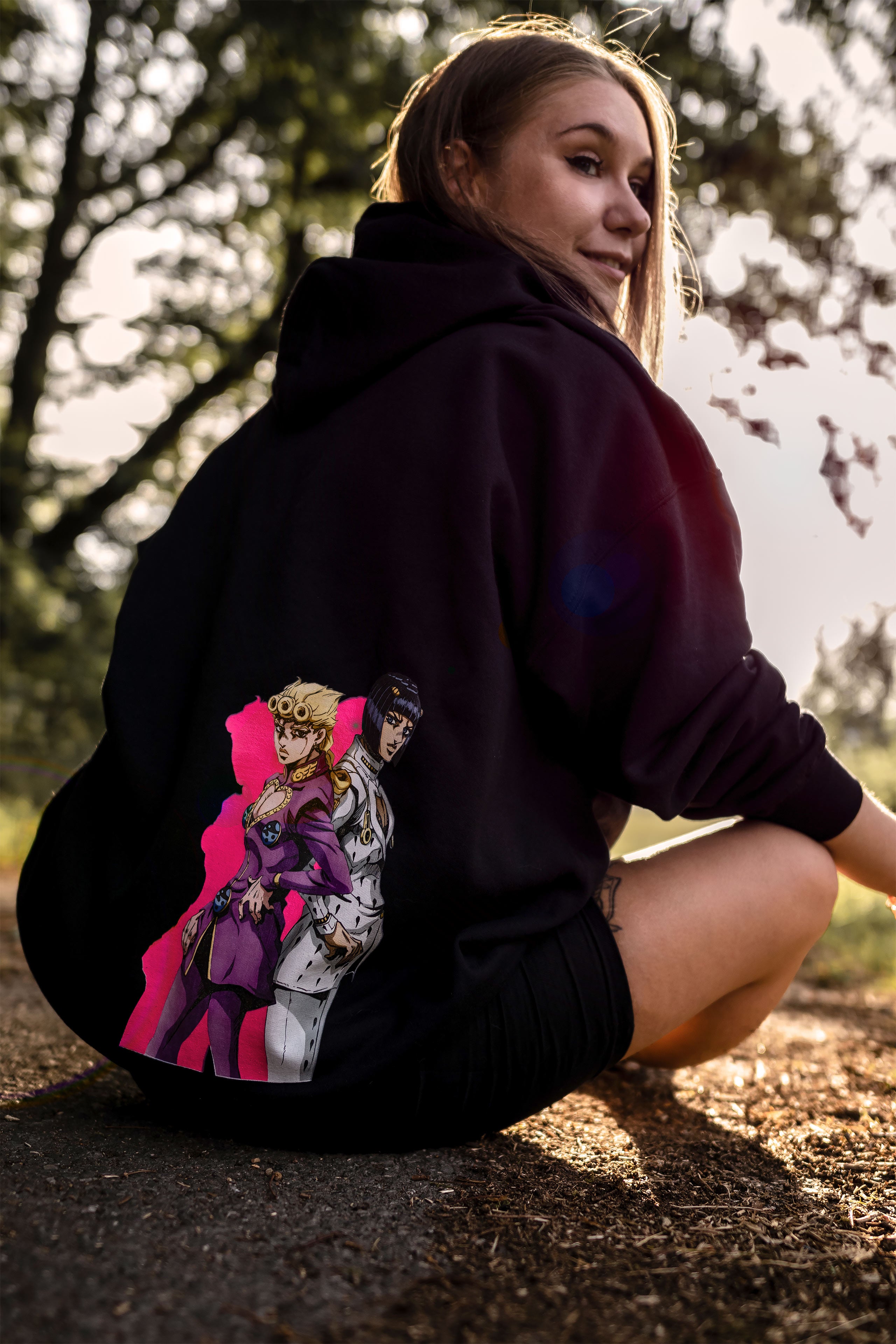 Product image JoJo's Bizarre Adventure - Giorno and Bruno Hoodie Black