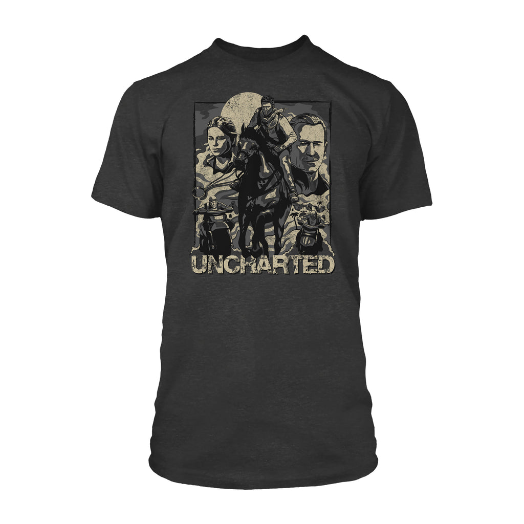 Imagen del producto Uncharted - Camiseta de portada gris