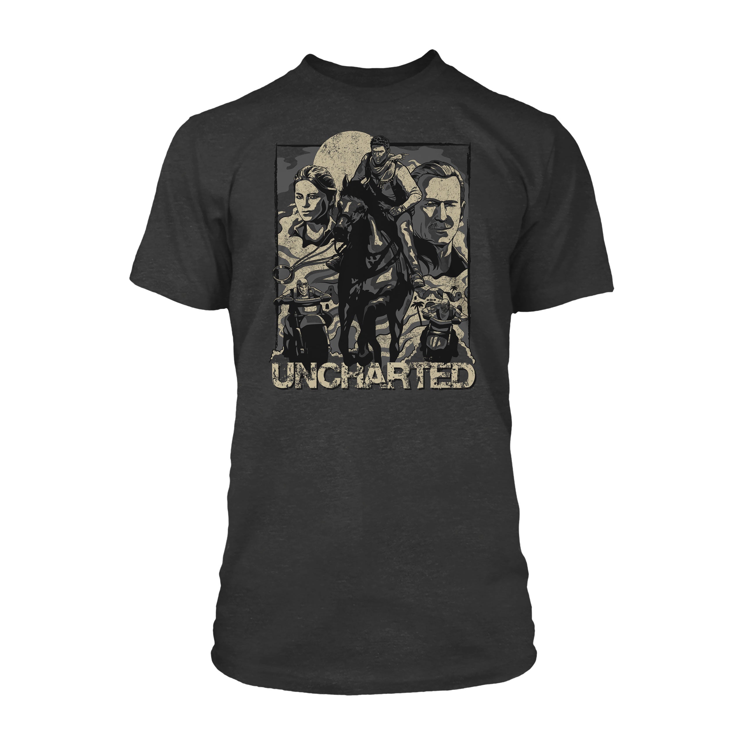 Imagen del producto Uncharted - Camiseta de portada gris