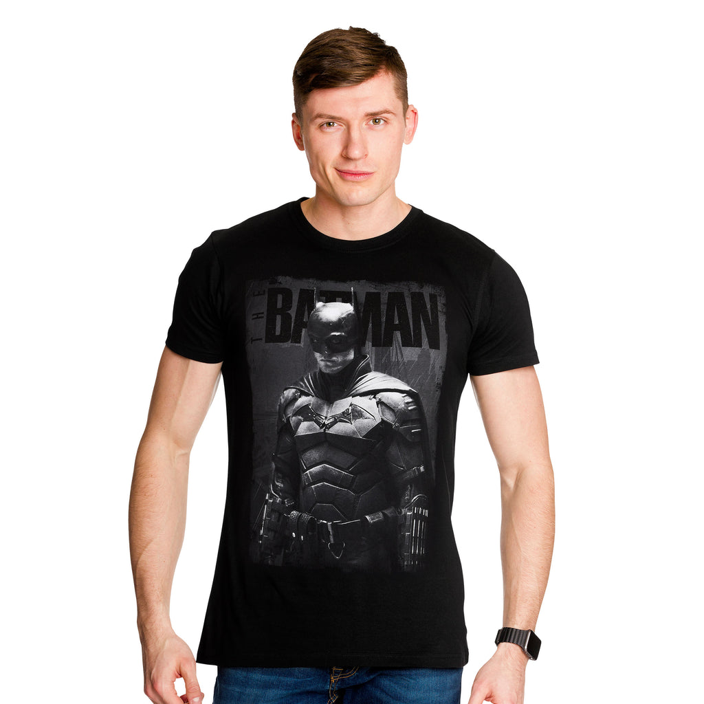 Imagen del producto The Batman - Camiseta póster monocromo negro