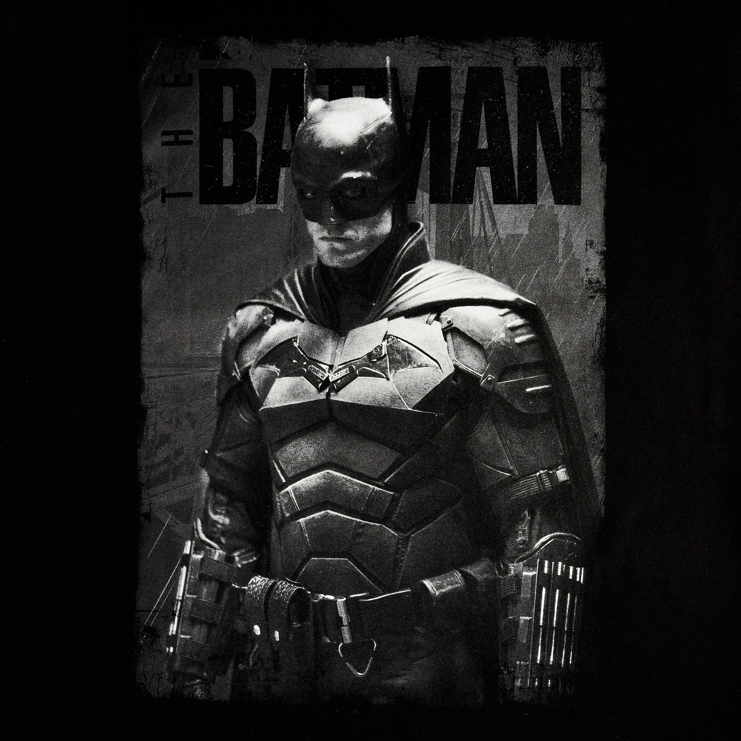 Imagen del producto The Batman - Camiseta póster monocromo negro