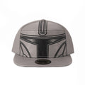 Imagen del producto Star Wars - Gorra Snapback del casco Mandaloriano gris