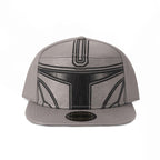 Imagen del producto Star Wars - Gorra Snapback del casco Mandaloriano gris