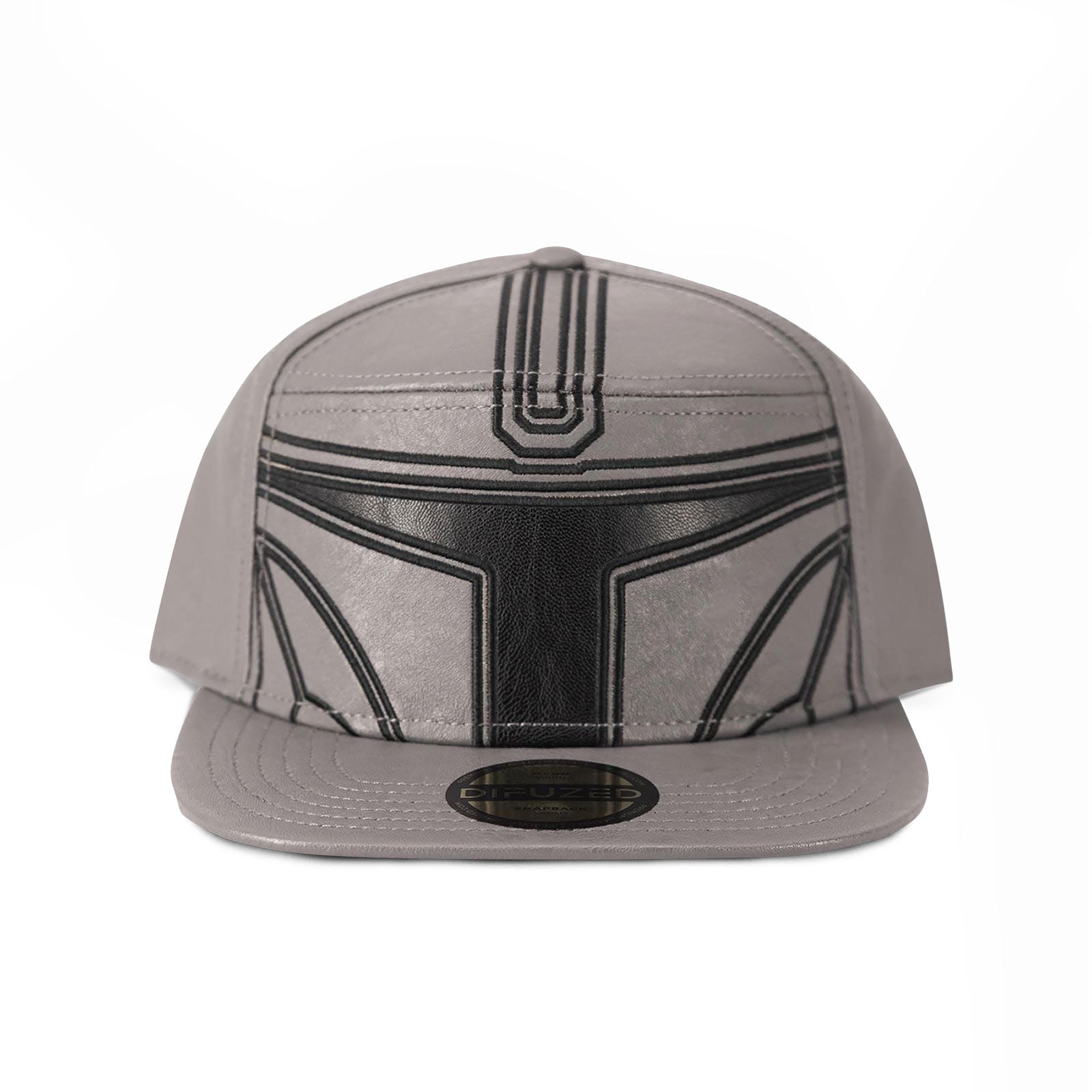 Imagen del producto Star Wars - Gorra Snapback del casco Mandaloriano gris