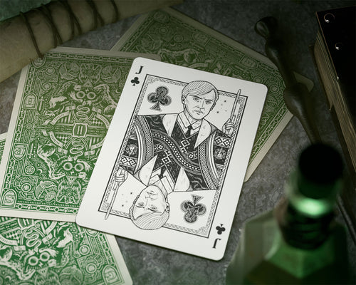 Imagen del producto Harry Potter - Juego de Cartas Deluxe de Slytherin