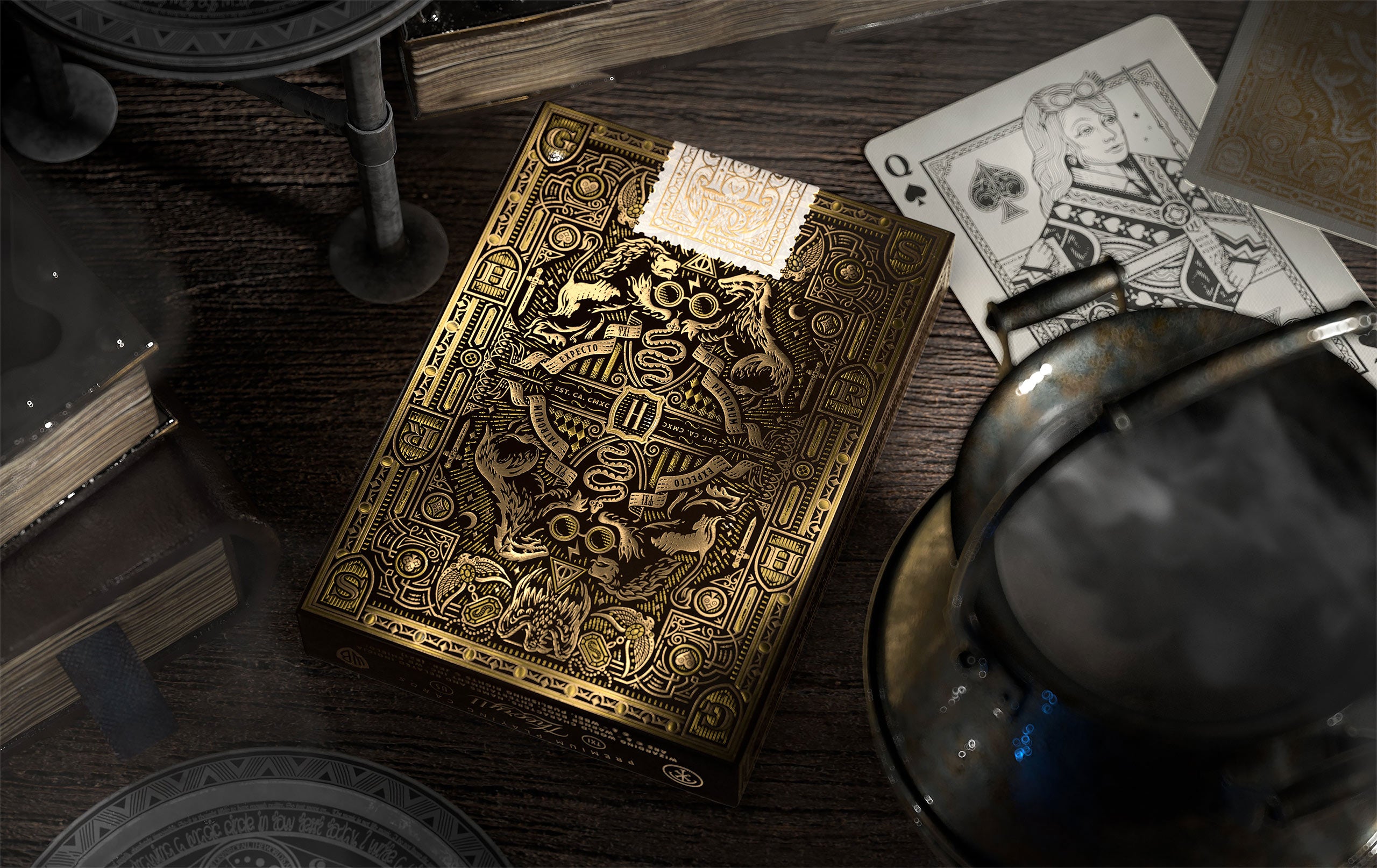 Imagen del producto Harry Potter - Juego de Cartas Hufflepuff Edición Deluxe