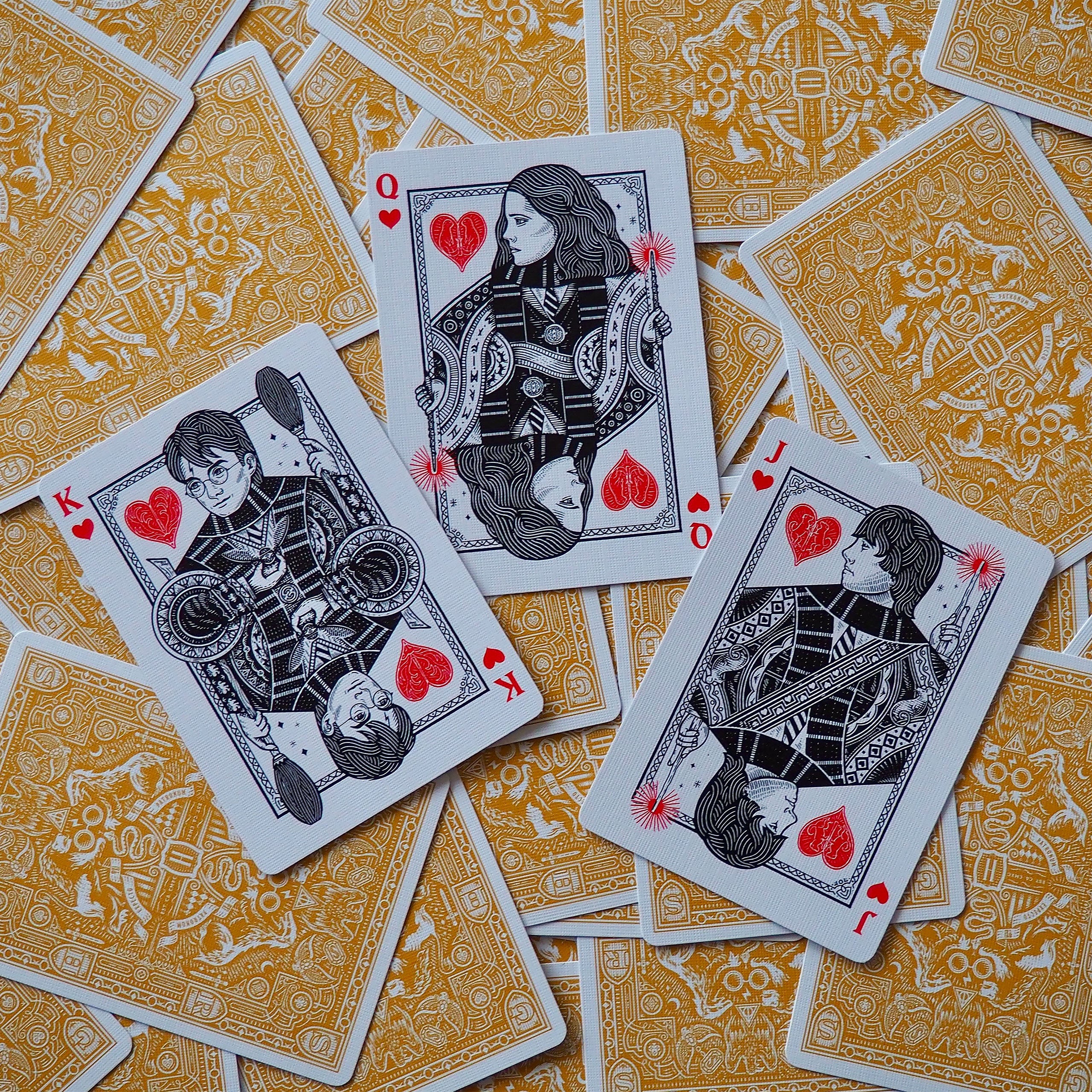 Imagen del producto Harry Potter - Juego de Cartas Hufflepuff Edición Deluxe