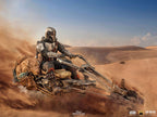 Imagen del producto Mando con Speeder BDS Art Scale Deluxe Statue - Star Wars The Mandalorian