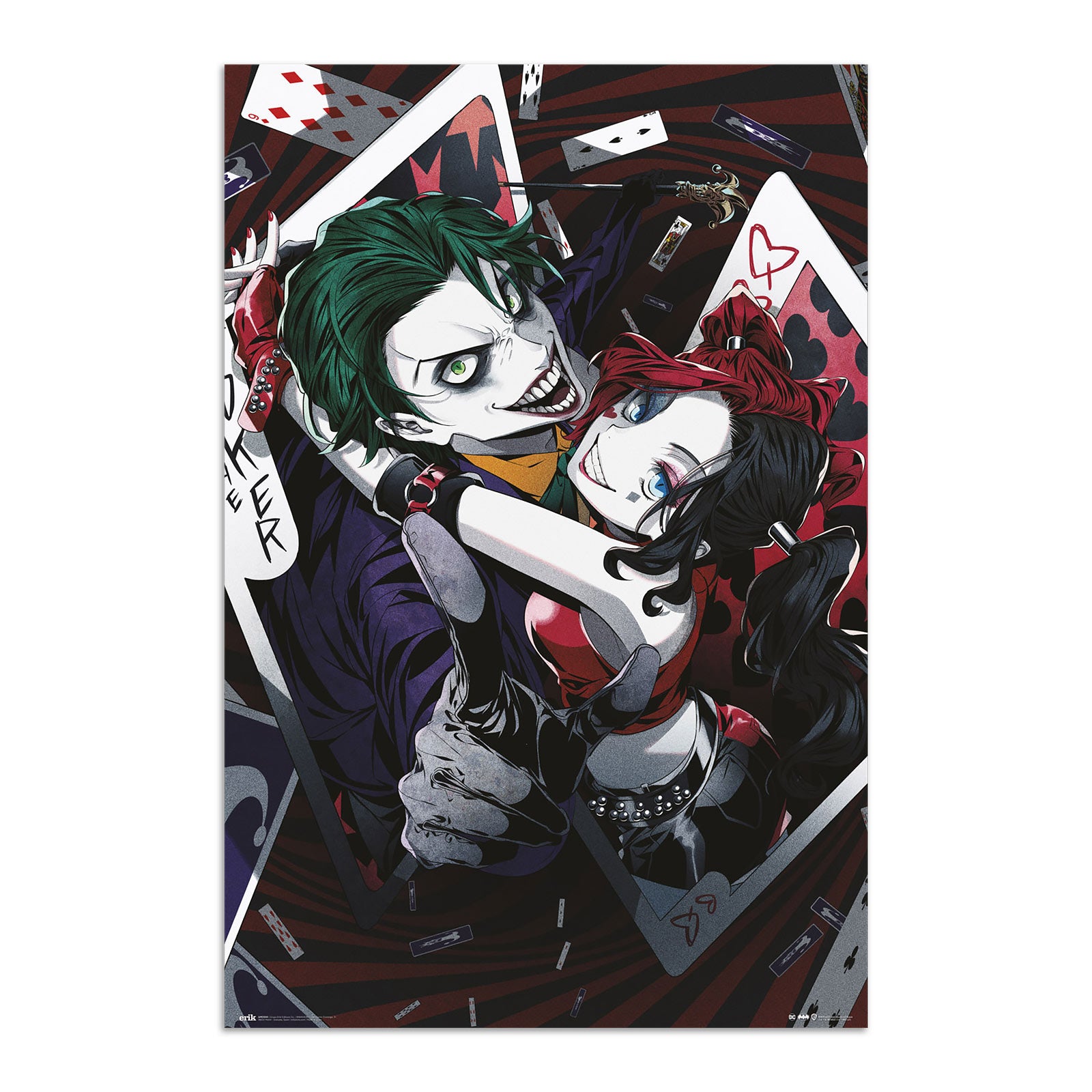 Imagen del producto Harley Quinn y Joker Anime Maxi Poster