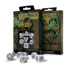 Product image Celtic 3D Revised White & Black RPG Dice Set 7pcs