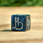 Product image Llama Glitter RPG Dice Set 7pcs