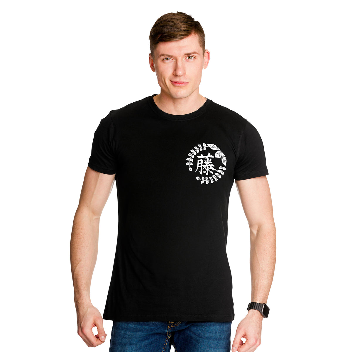 Imagen del producto Camiseta Metsu Kanji para fans de Demon Slayer negra