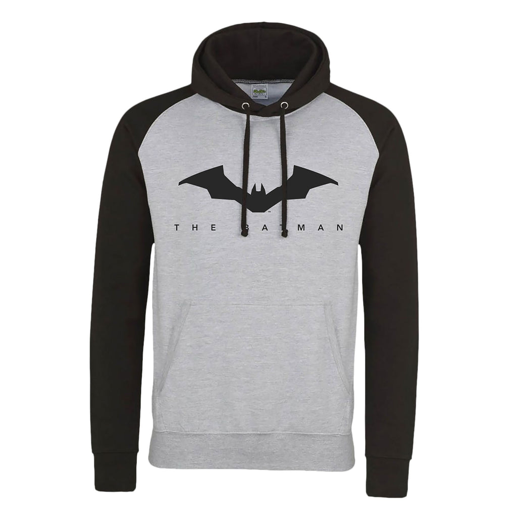 Imagen del producto The Batman - Logo Baseball Hoodie gris-negro