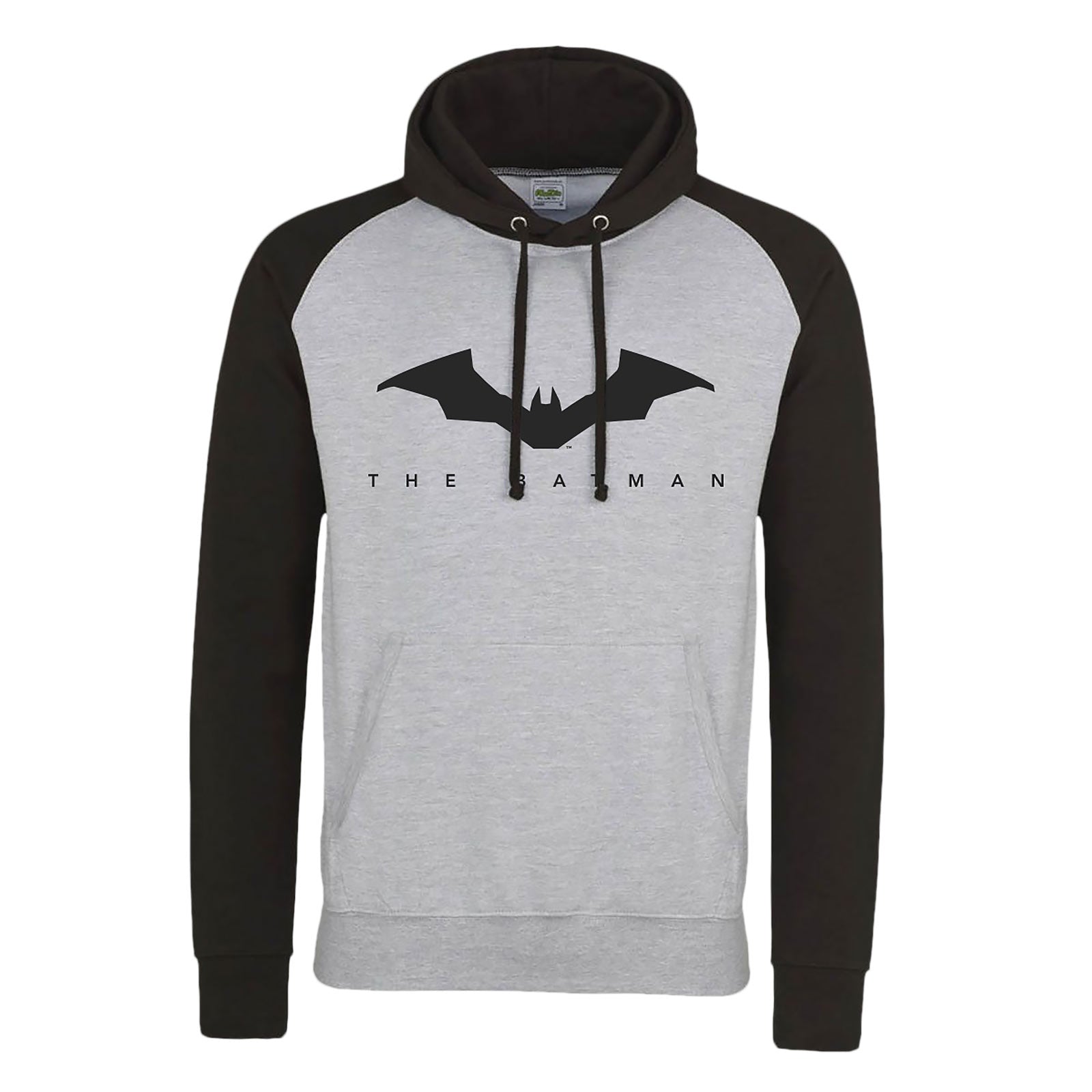Imagen del producto The Batman - Logo Baseball Hoodie gris-negro