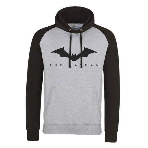 Imagen del producto The Batman - Logo Baseball Hoodie gris-negro